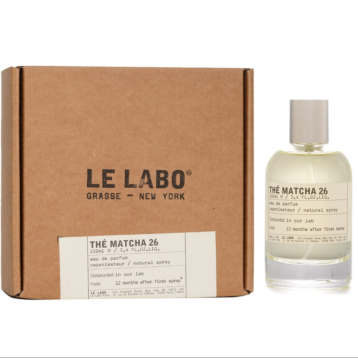Le Labo The Matcha 26 Eau de Parfum EDP Vial 3.4 oz, 100ml .