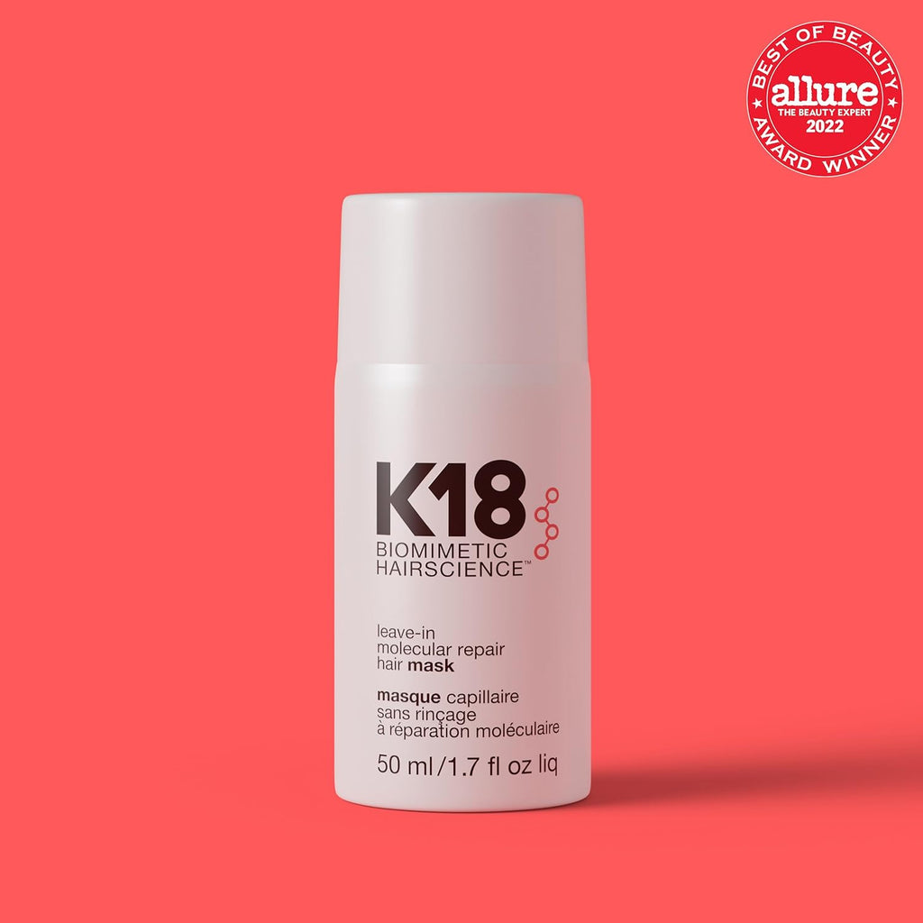 K18 Leave-In Molecular Hair Repair Mask – Damage Repair Treatment for Stronger, Smoother Hair (50ml)