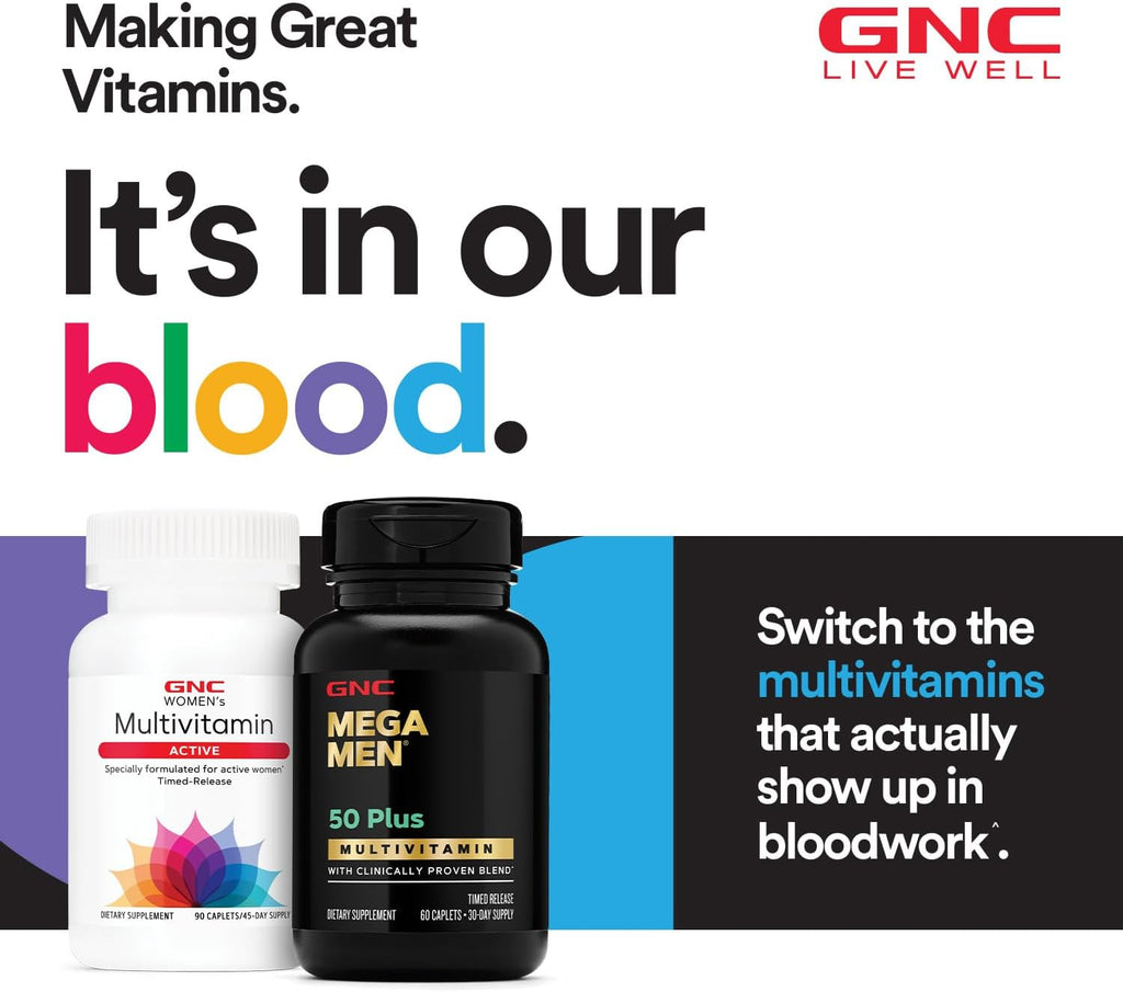 GNC Mega Men Sport Multivitamin - 180 Count