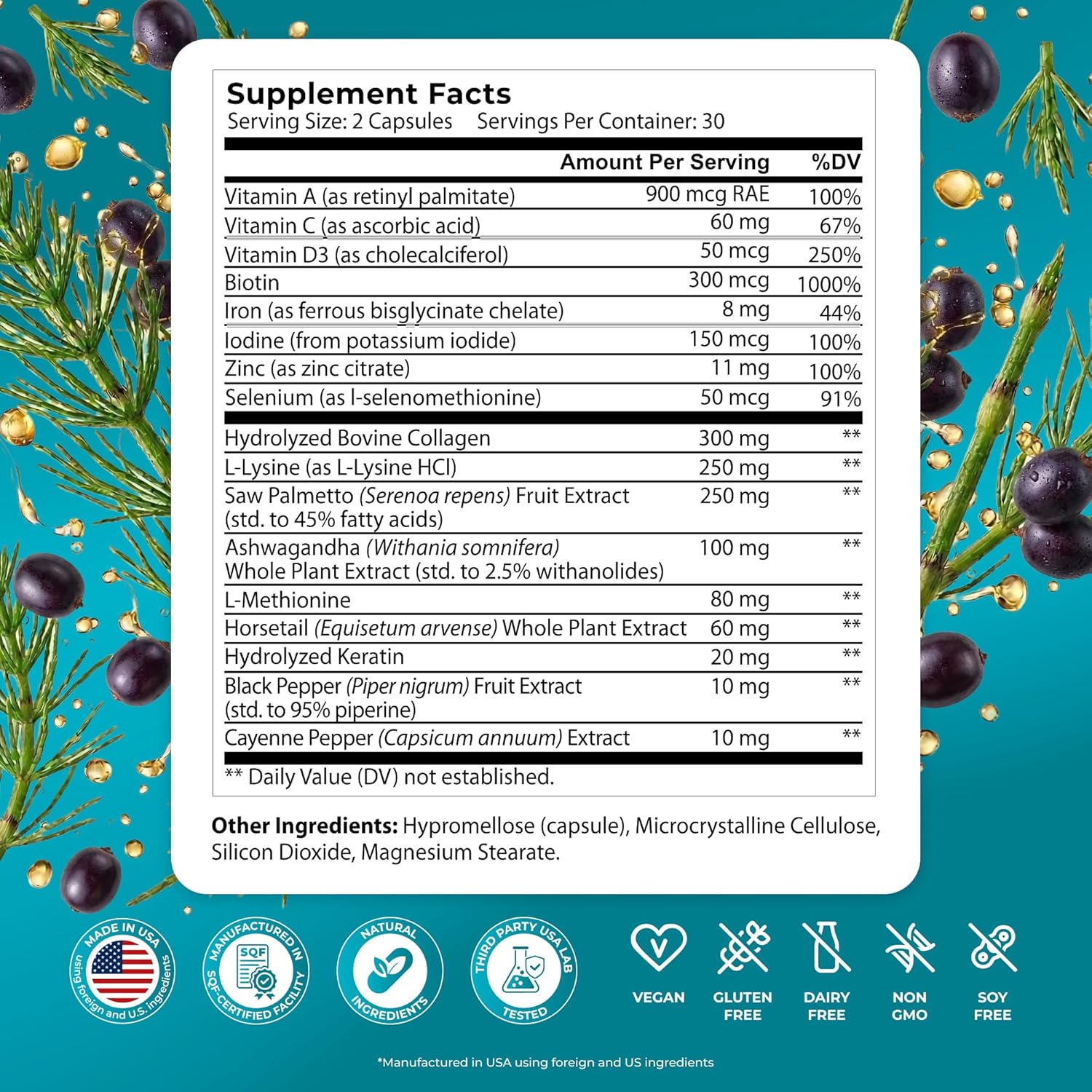 Regrow by Pure Health Research 30-day Supply 120 Caps