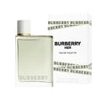 Bottle and packaging of Burberry Her Eau de Toilette on a white background