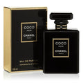 Chanel Coco Noir perfume bottle and packaging on a white background