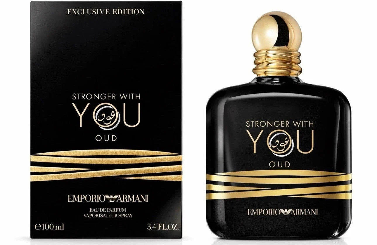 Stronger With You Oud Eau de Parfum 3.4 oz by Giorgio Armani for Men Giorgio Armani